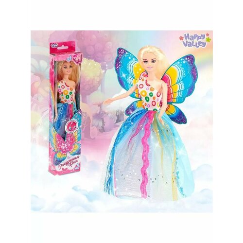 Кукла с крыльямиРадужная фея гель с блёстками и стразы в 833₽