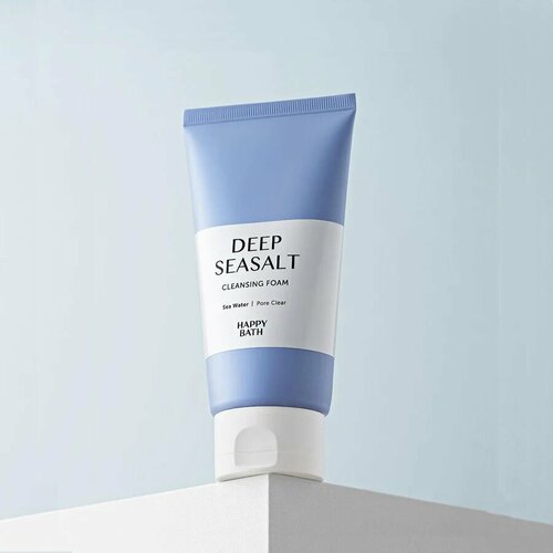 Пенка для лица очищающая с морской солью Happy Bath Deep Sea Salt Cleansing Foam (150 гр)