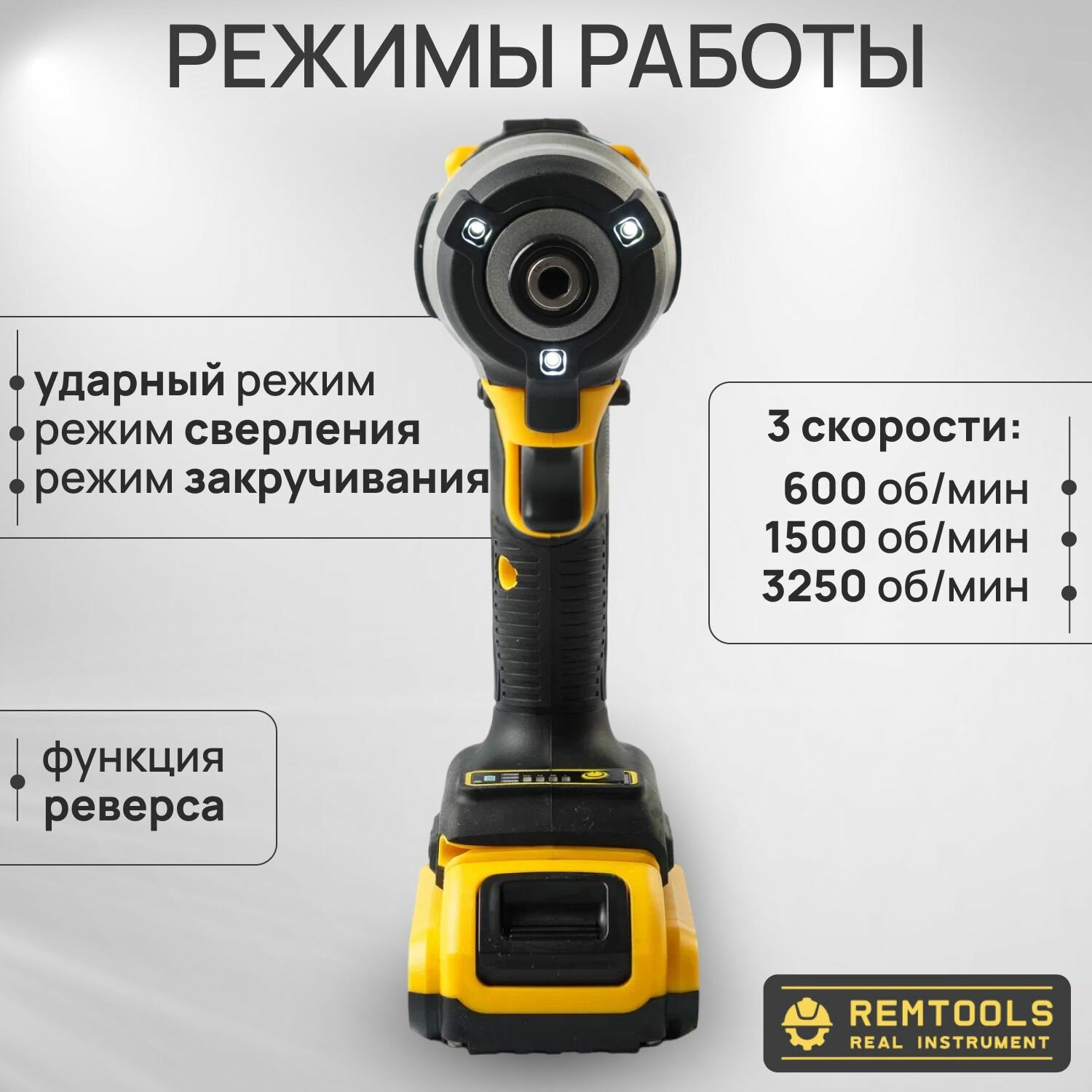 Шуруповерт аккумуляторный бесщеточный, ударный, 18 вольт, 200 Нм, Импакт аккумуляторный, Винтоверт — фото 1