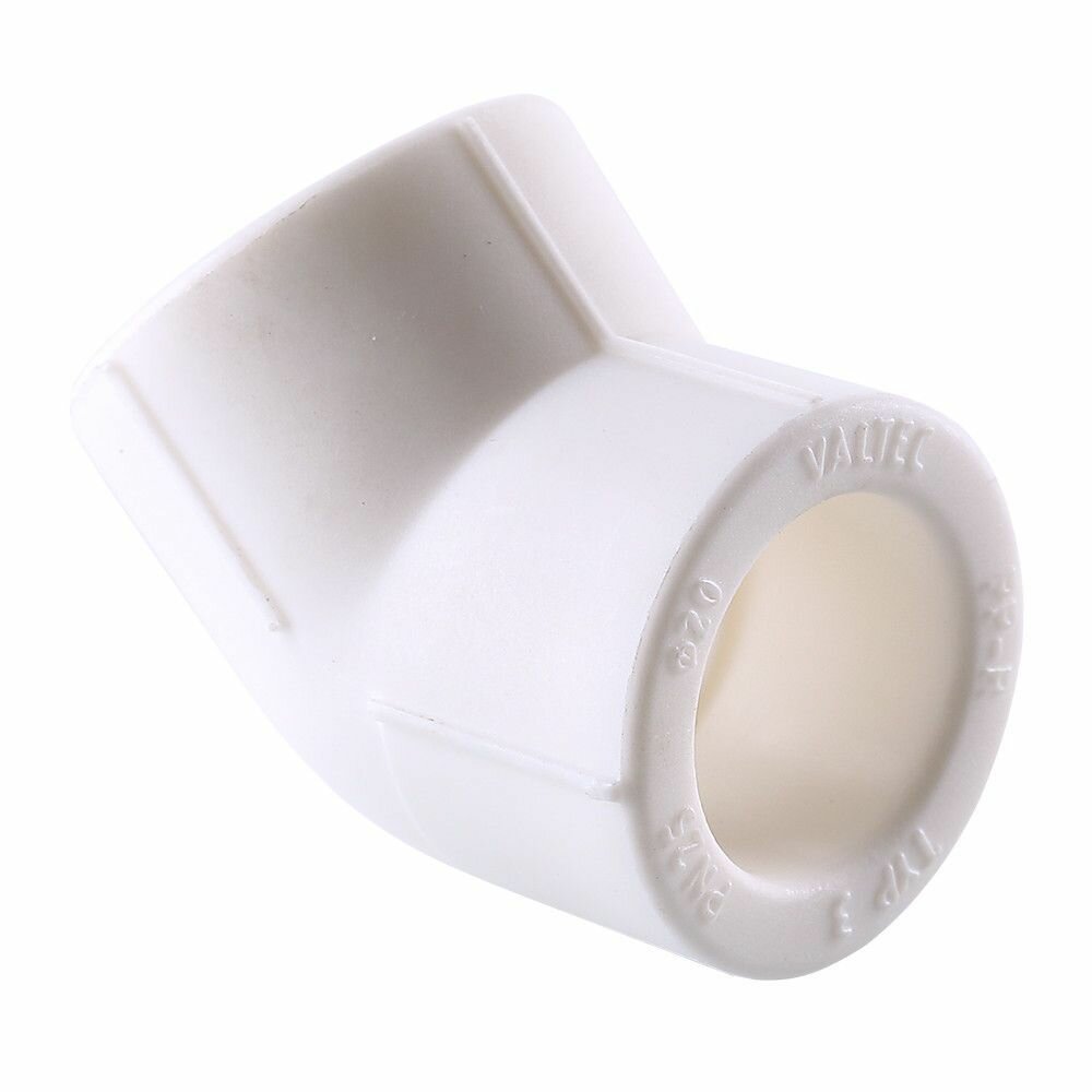 фото Угольник полипропиленовый 20 мм 45 гр. VALTEC VTp.759.0.020