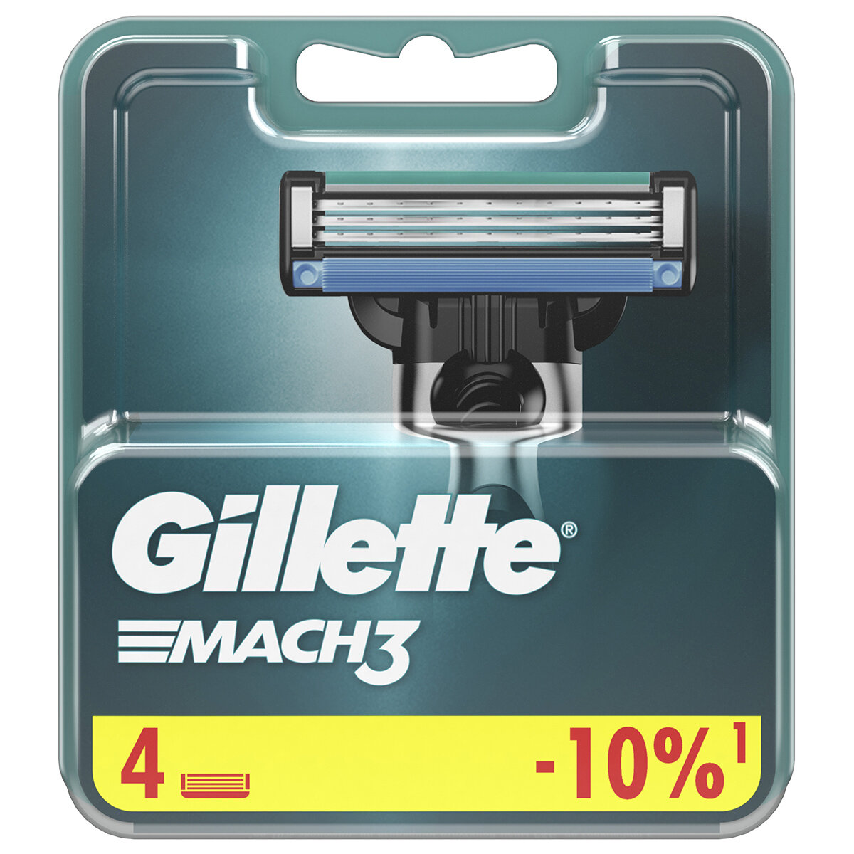 Сменные кассеты Gillette Mach3 4шт