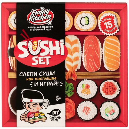 Набор Slime лаборатория Funny Kitchen Sushi set SS500-40213 552₽