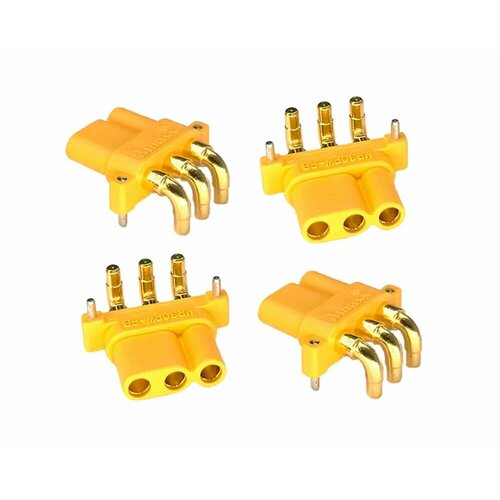 Силовые разъемы-розетки угловые Amass MR30PW-FB 