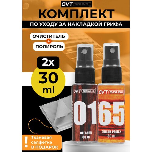 Набор по уходу за гитарой, Очиститель, Полироль для гитары