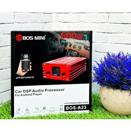 Усилитель автомобильный для Android магнитолы DSP четырехканальный 600W 2500₽