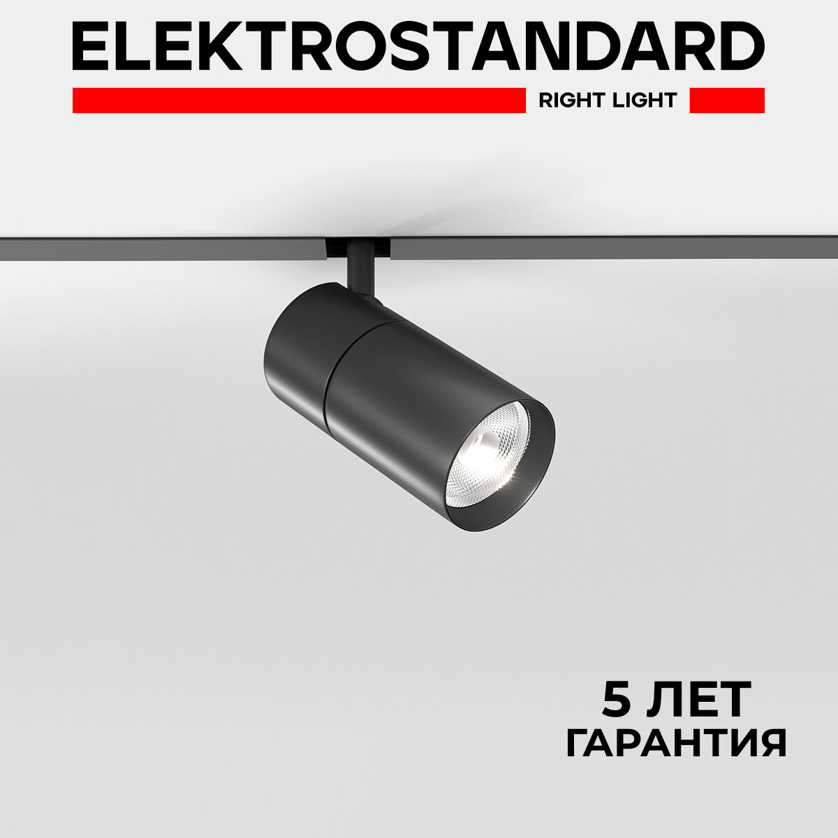 Трековый светодиодный светильник Elektrostandard Slim Magnetic R02 85012/01, поворотный механизм, 12 Вт/4200K, черный