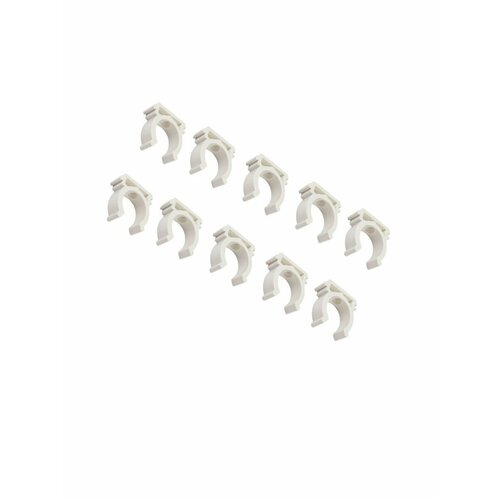 Держатель-клипса для труб и гофры 16мм - 10 шт.