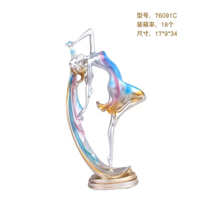 фото Статуэтка "Танцующая девушка", 34см, пластик