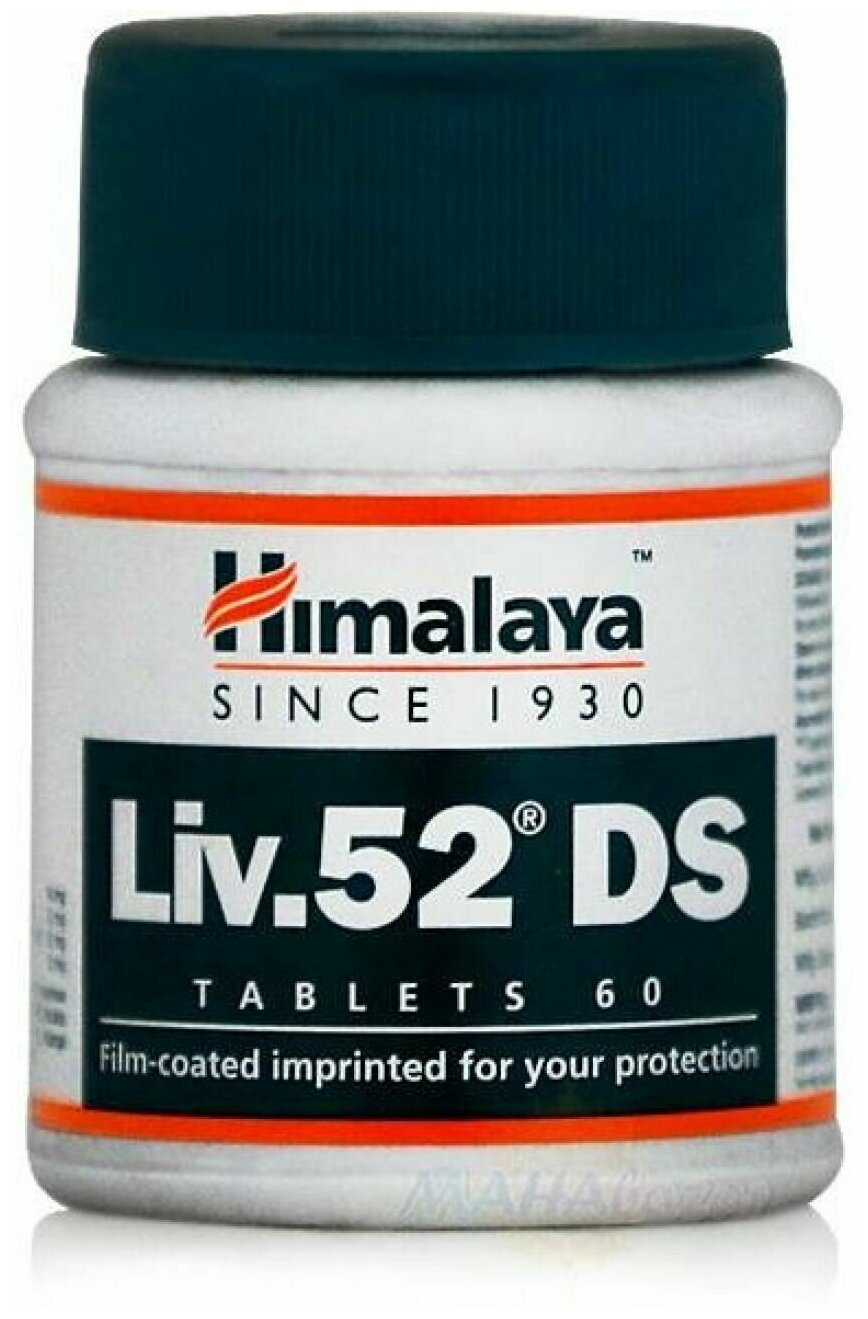 Изображение Лив 52 ДС Гималая (Liv.52 DS Himalaya), 1 упаковка по 60 таблеток