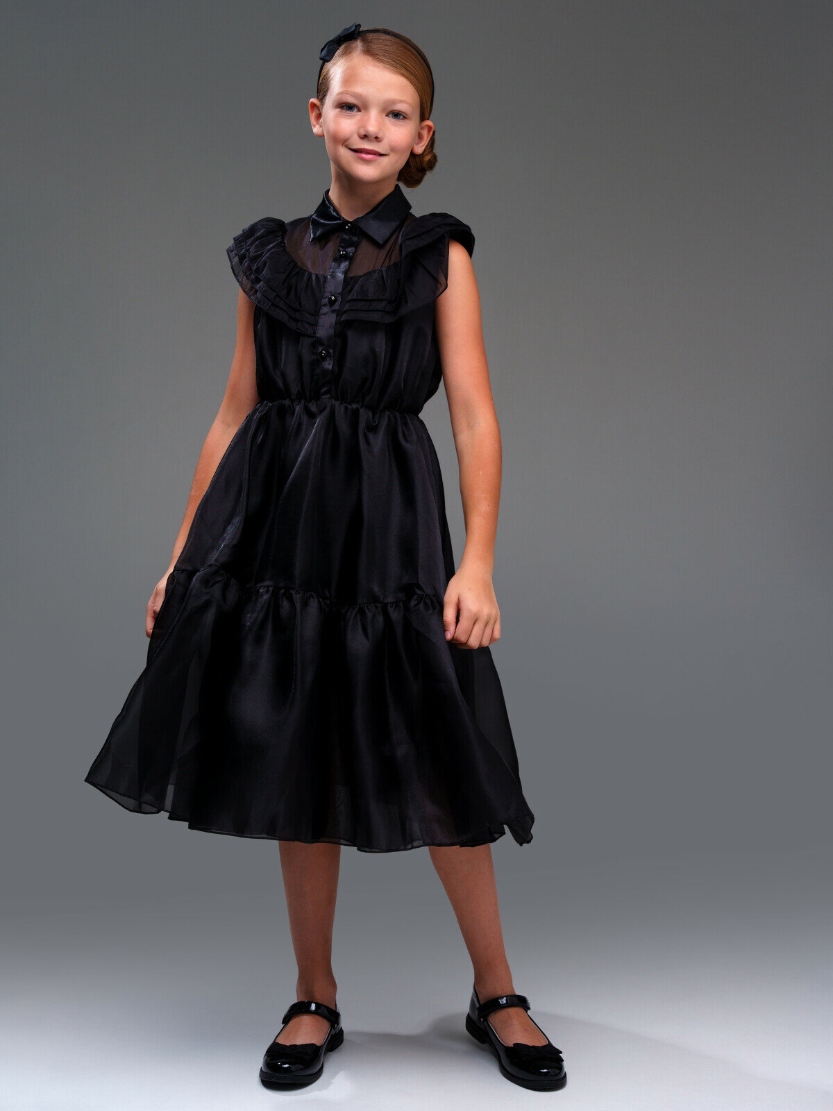 Платье playToday, размер 140, черный