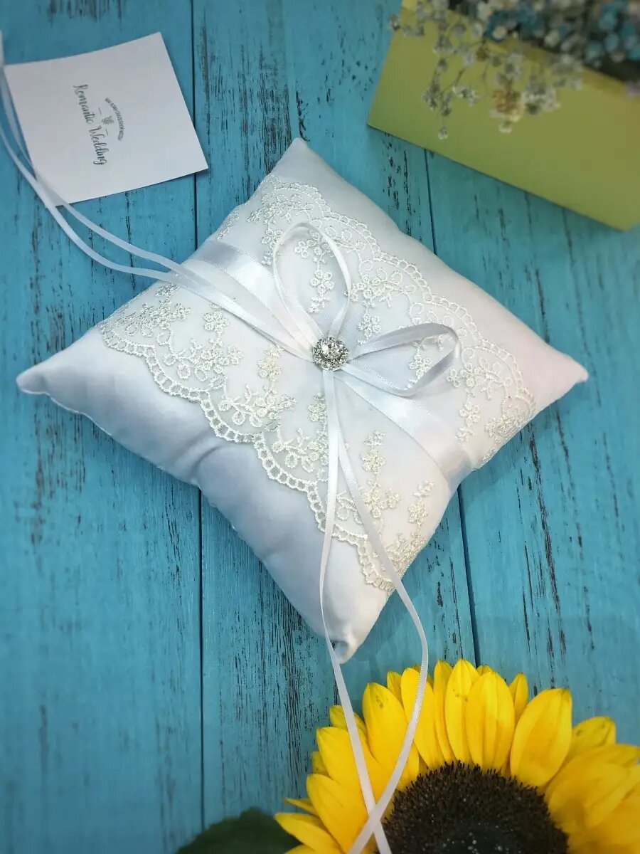 Подушка для обручальных колец Свадебная