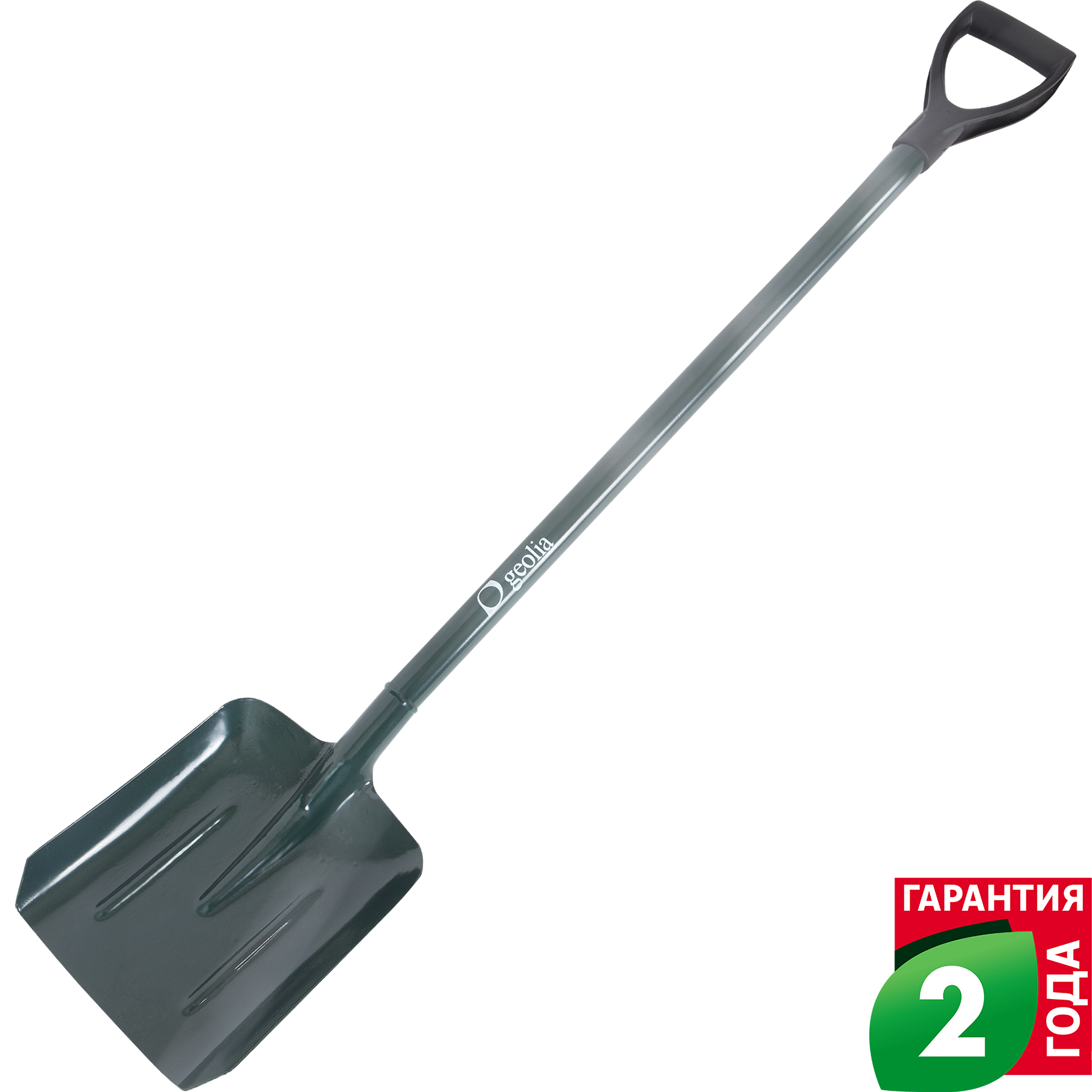 Лопата совковая Geolia 120 см сталь с черенком