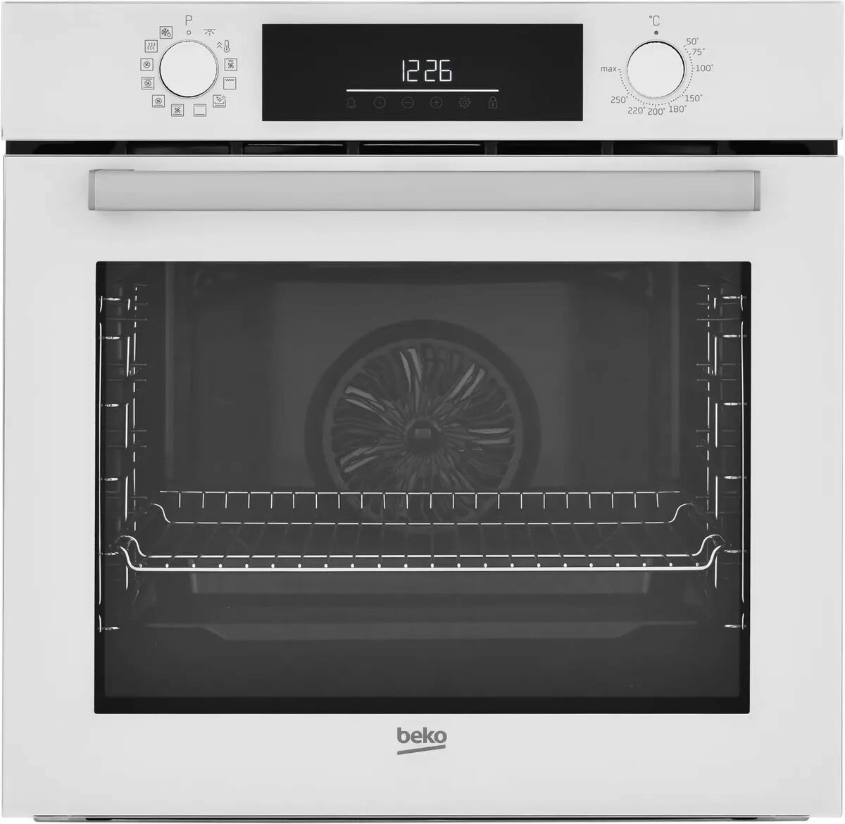 Духовой шкаф Beko BBIM143N0W, встраиваемый, объем 72 л, белый