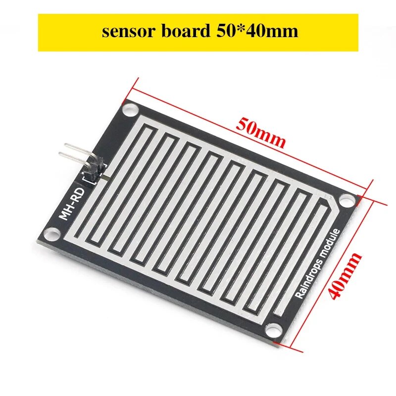 Датчик дождя + релейный модуль 5В 12В для Arduino Sensor board