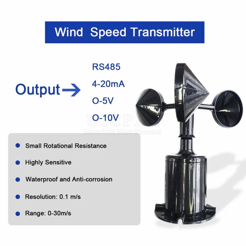 Изображение Метеостанция UICPAL 30 м/с, RS485 Kit