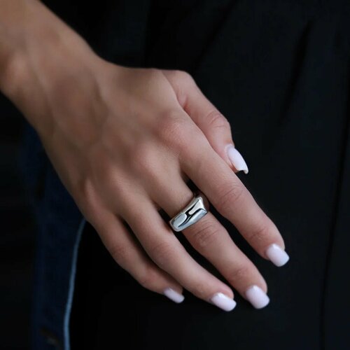 Кольцо Hitrospletenia, размер 17.5, серебристый