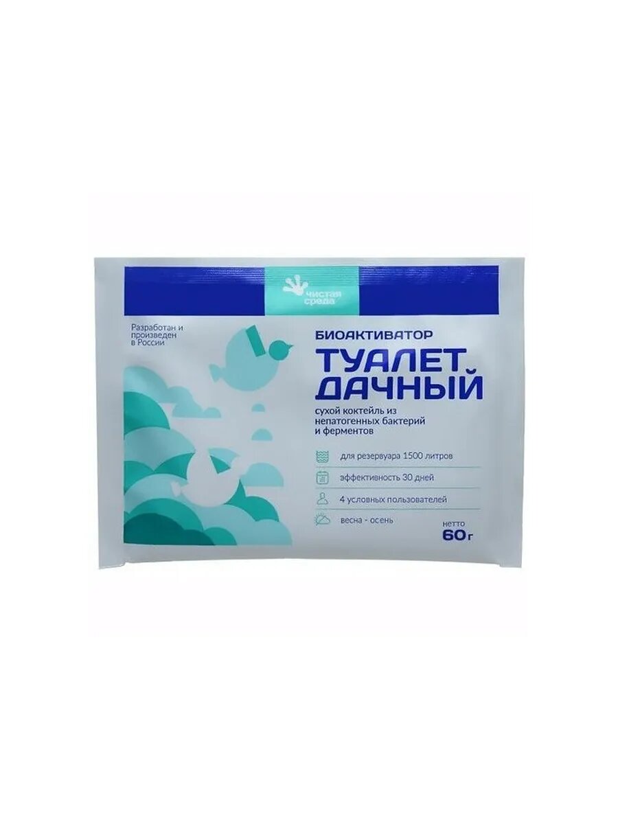Биоактиватор Туалет Дачный 60г