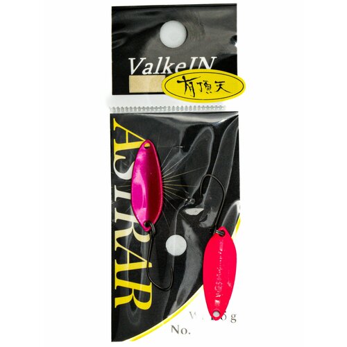 Японская блесна на форель ValkeIN Astrar, 2.4 г, Uchoten Yoshoku Pink / Форелевые приманки для рыбалки
