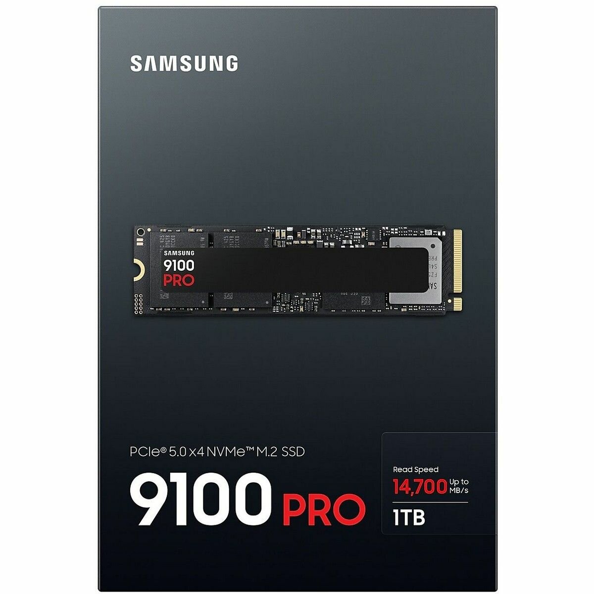 SSD диск Samsung 9100 PRO MZ-VAP1T0BW 1Tb, форм-фактор М.2, скорость записи 13300 МБ/с