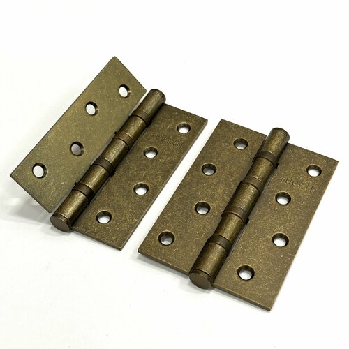 Петля для межкомнатных дверей Rucetti RSN 100X70X2.5-4BB OMB цвет - Старая античная бронза (2 шт.) / Петли дверные, универсальные