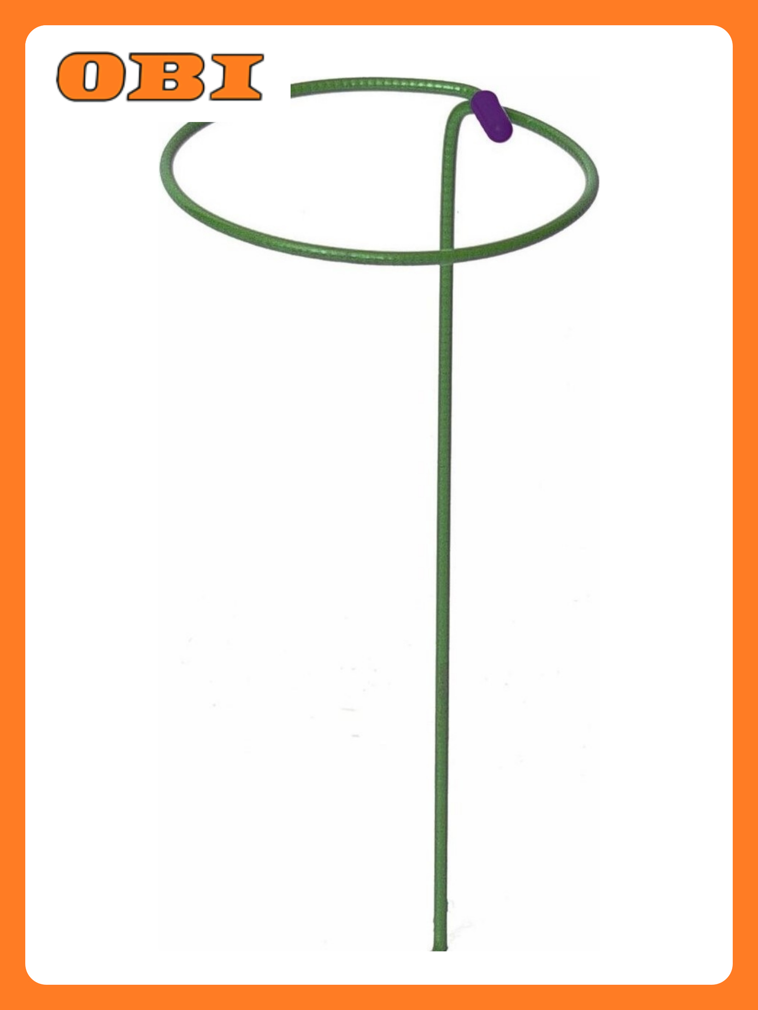 Опора Клевер С  для клубники  ПВХ  неразборная  зеленая  12x37x9 см