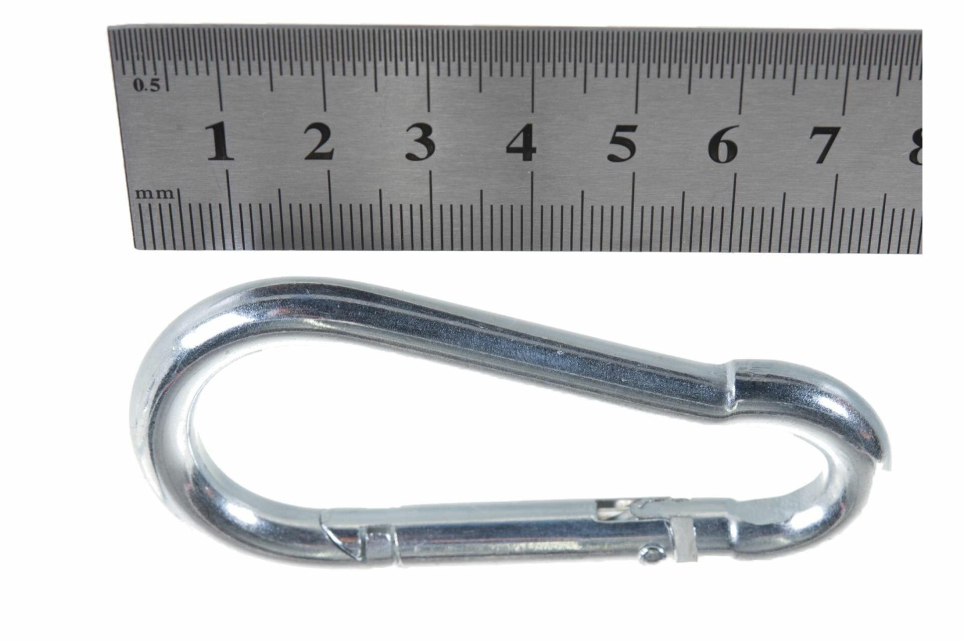 Карабин усиленный нержавеющая сталь 8 мм