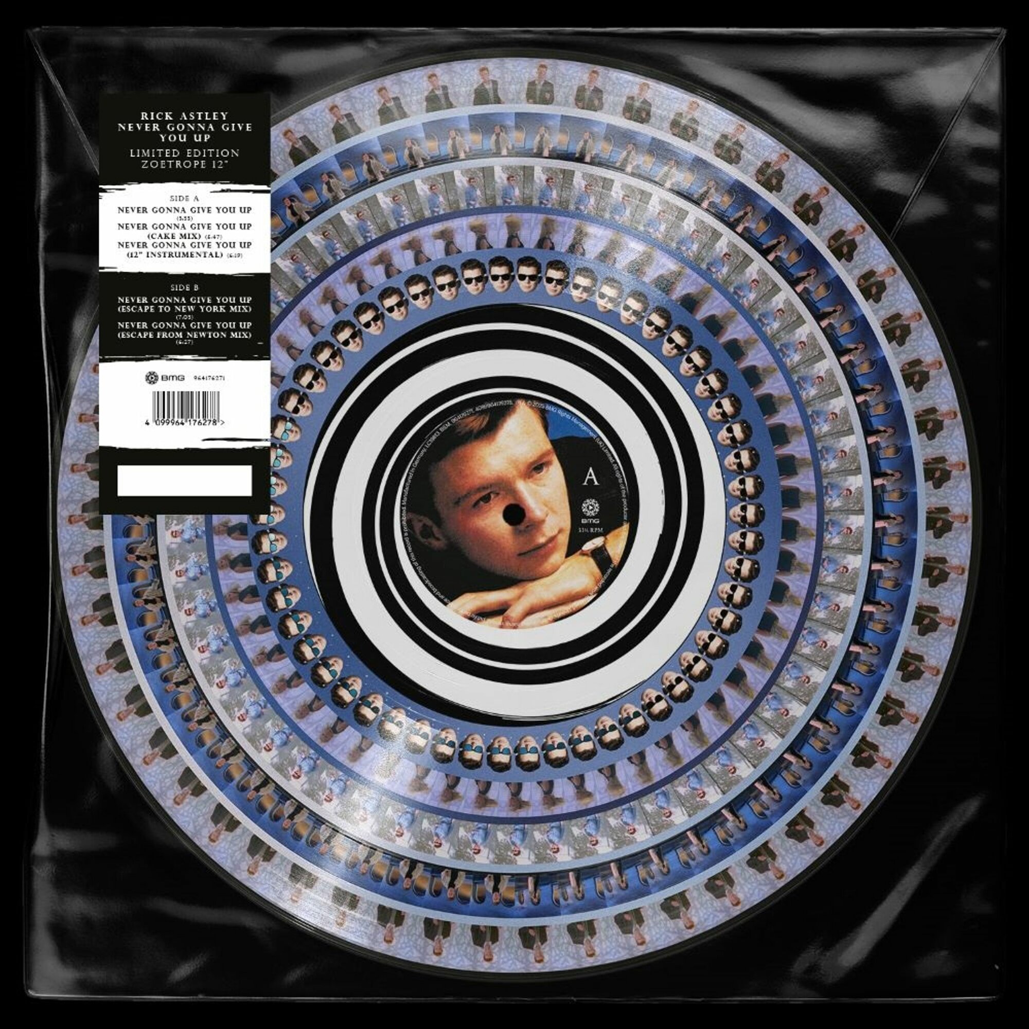 Виниловая пластинка Rick Astley - Never Gonna Give You Up (Limited Numbered Edition) (Zoetrope Vinyl) (1 LP)