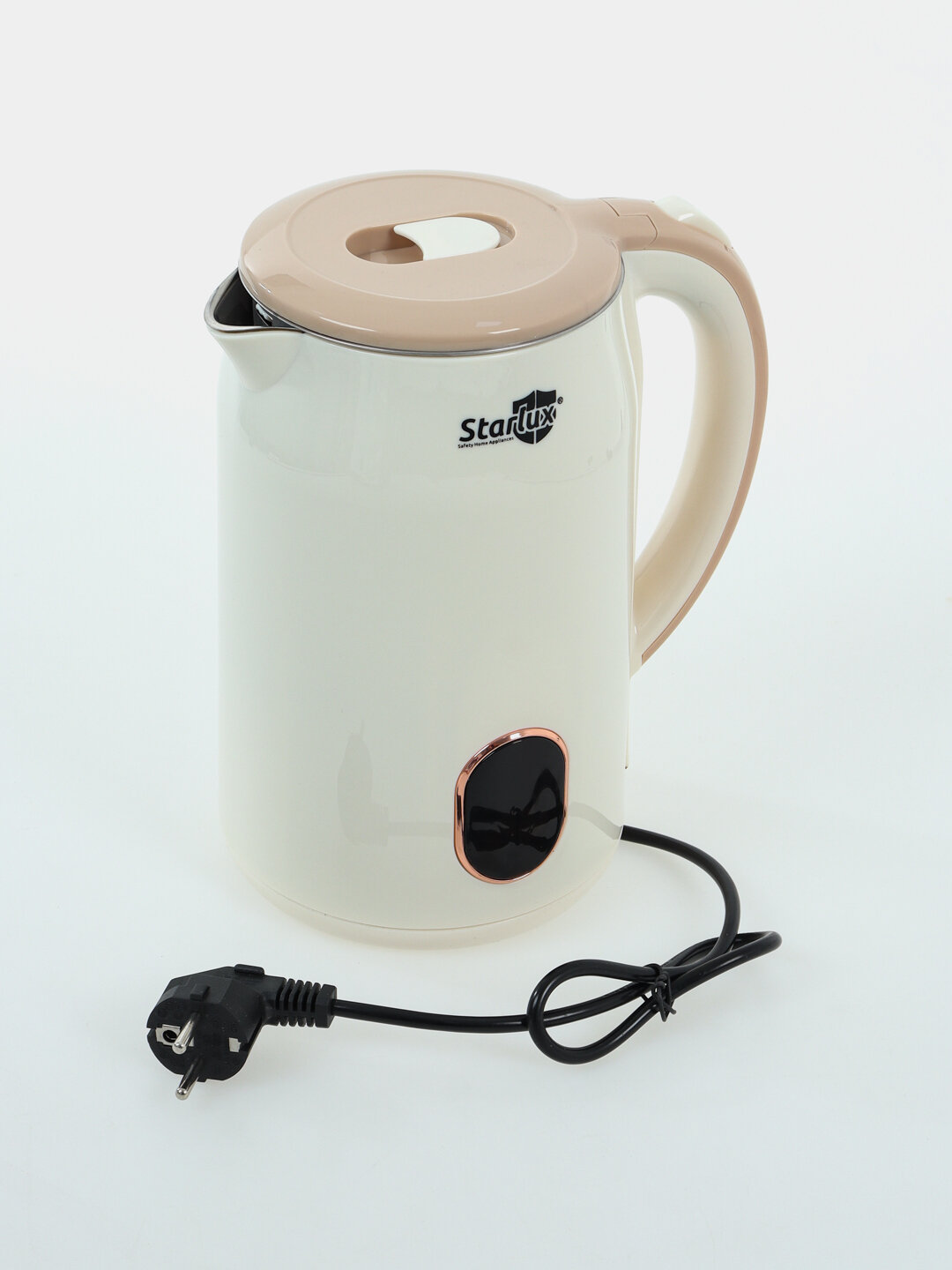 Электрочайник Starlux, 2-2,5 литра - Кремовый — фото 1