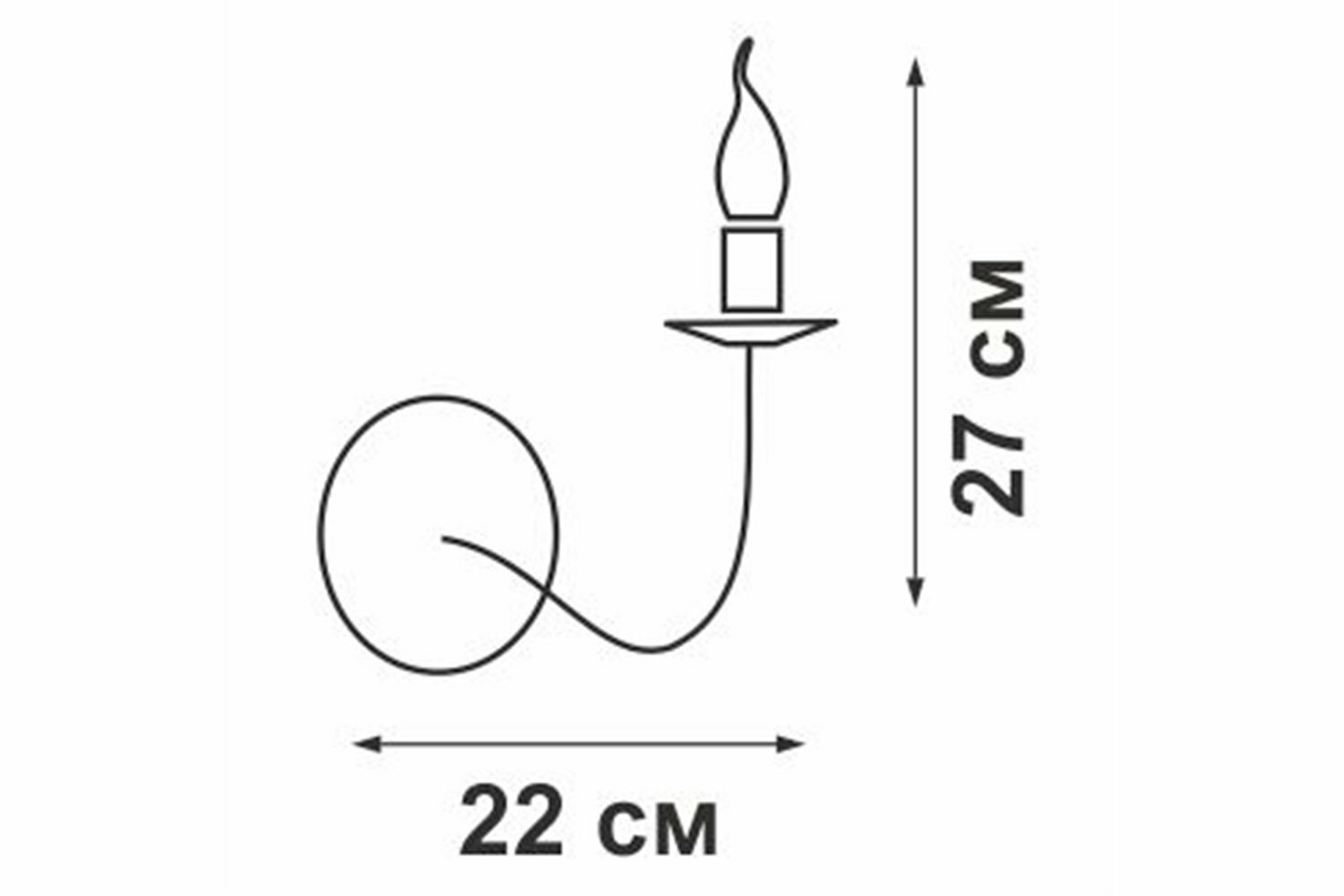 Бра Vitaluce V1205/3A - фото №3