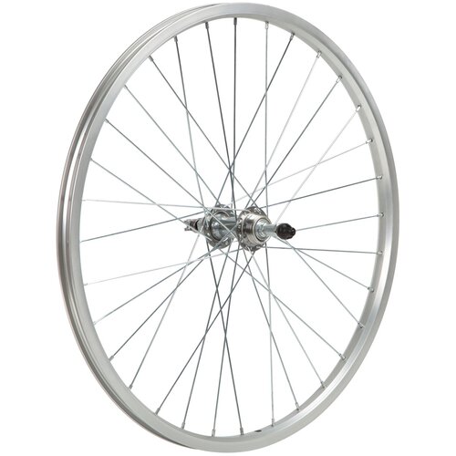 Колесо для велосипеда Заднее 24 серебристый Felgebieter X82333 колесо заднее stg 18 28с о о втулка dachan под гайку