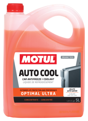 Антифриз-концентрат MOTUL Auto Cool Optimal Ultra 5 л красный ( 101070)