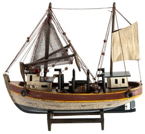 Фото Модель корабля Рыбацкое судно 129018