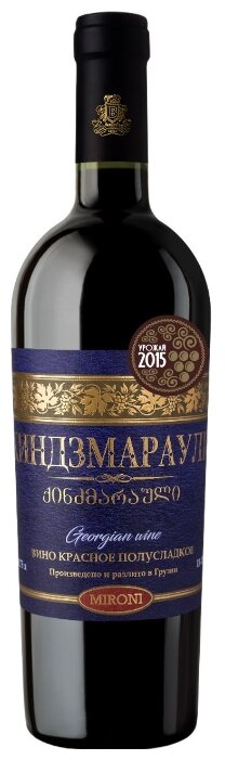 Вино Mironi Kindzmarauli, 0.75 л