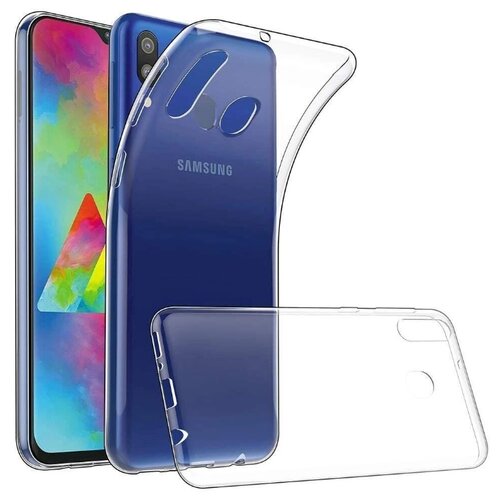 фото Силиконовый чехол j-case premium для samsung m20, толщина 0,5мм прозрачный