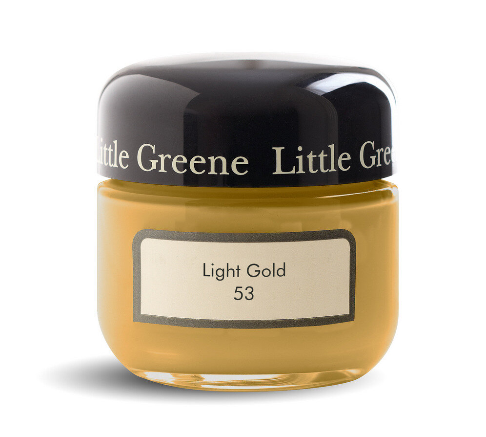 Пробник краски в/э акриловой Little Greene, цвет № 53, LIGHT GOLD, 60 мл