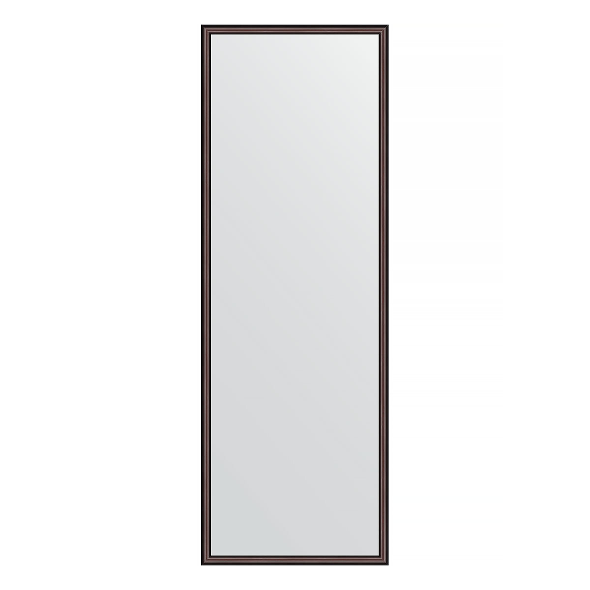 Зеркало настенное EVOFORM в багетной раме махагон, 48х138 см, для гостиной, прихожей, кабинета, спальни и ванной комнаты, BY 0707