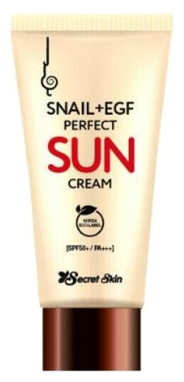 Secret Skin крем Snail + Egf Perfect Sun с экстрактом улитки SPF 50, 50 мл