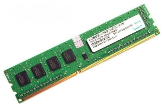 Оперативная память Apacer 4Gb DDR3 1600MHz