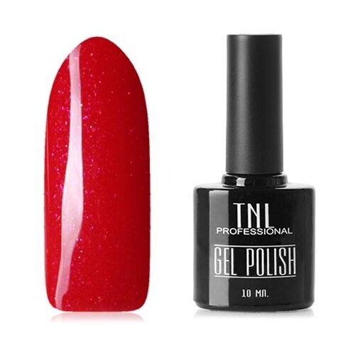 TNL Professional Гель-лак Classic (блестящие), 10 мл, №153 - кардинал с блестками