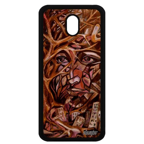фото Чехол на телефон самсунг галакси j3 2017 оригинальный дизайн взгляд лицо портрет utaupia