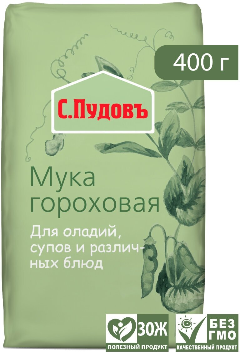 Мука С. Пудовъ гороховая. 400 г 1519562