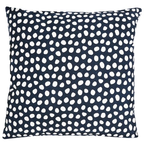 фото Чехол для подушки из хлопка с принтом funky dots, темно-серый cuts&pieces, 45х45 см tkano