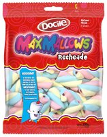 Маршмеллоу Docile Maxmallows цветные завитки с начинкой 220 г