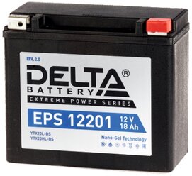 Мото аккумулятор DELTA Battery EPS 12201 18 А·ч
