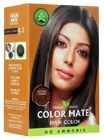 Хна Color Mate травяная краска для волос, тон 9.2 natural brown, 75 г