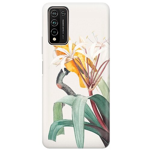 фото Re:pa чехол - накладка artcolor для honor 10x lite с принтом "желтый попугай"