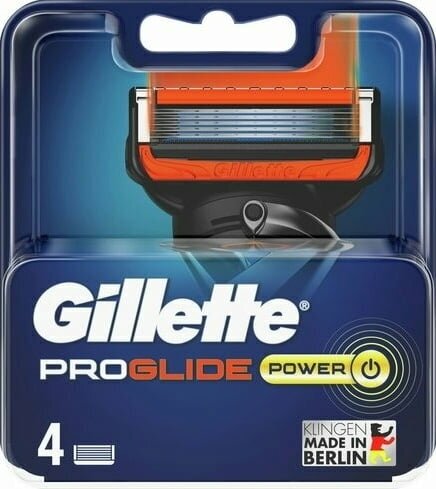 Сменные лезвия для бритвы Gillette Fusion ProGlide Power — 4 шт.