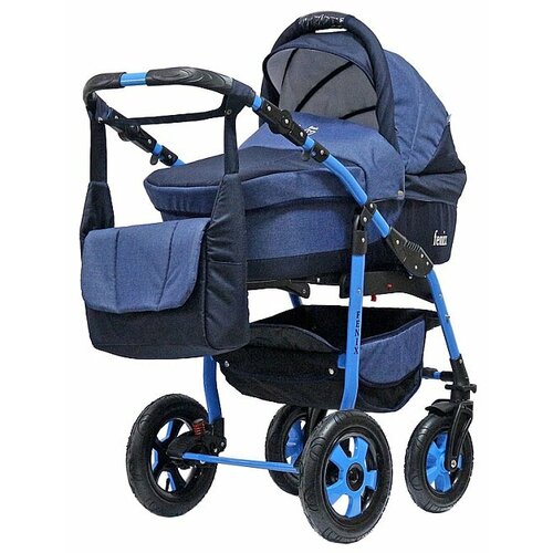 Коляска детская универсальная Bart-Plast Fenix PCOF 3 в 1 бежевый/коричневый