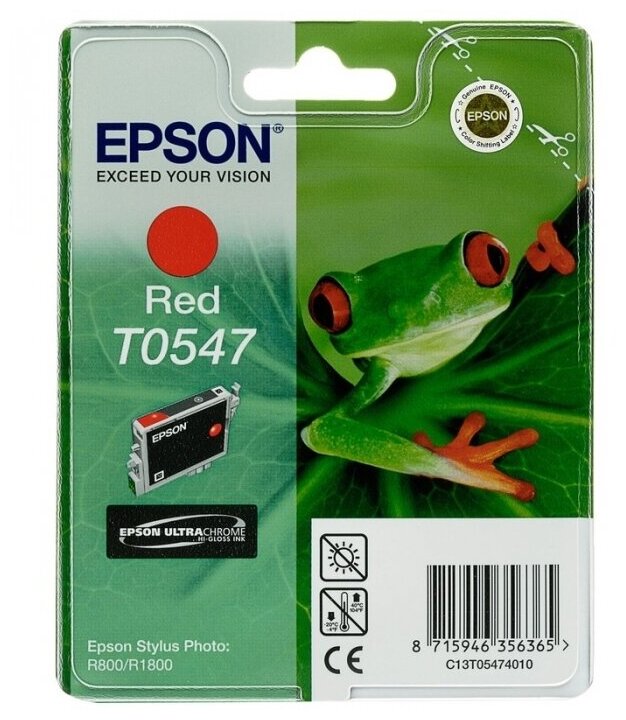 Картридж Epson C13T05474010, красный