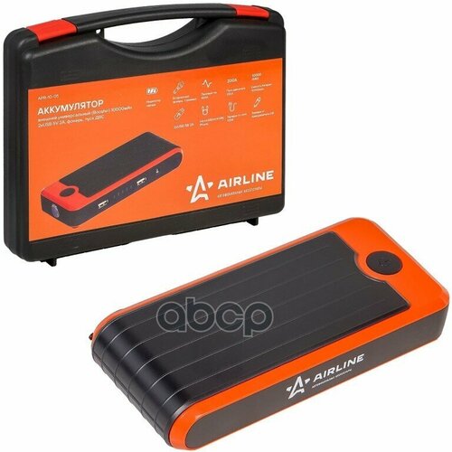 Аккумулятор Внешний Универсальный Booster 10000Мач 2Xusb 5V 2A Фонарь Пуск Двс AIRLINE арт APB1005 9452₽